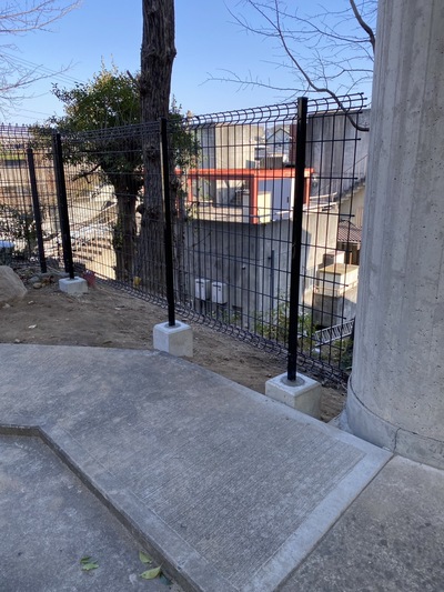 フェンス設置工事 美来建設