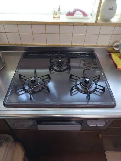 ガスコンロ交換　美来建設